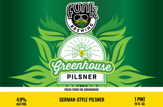 Greenhouse Pilsner label